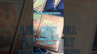 My top 5 horror movies. #yugioh #yugiohcommunity #tcg #yugiohcards #duellinks #konami #masterduel