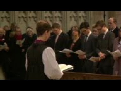 UK - Church of England ordains first female bishop and protest