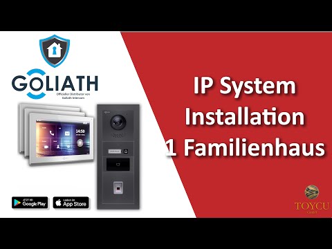 Einfamilienhaus IP Installation | Goliath Hybrid Video Türsprechanlage