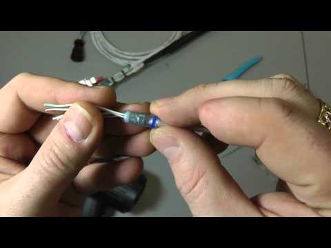 Solder sleeve & solder splice on teflon multi conductor cabl...