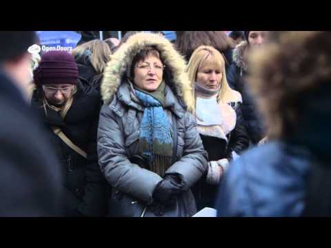 "Als Christen füreinander einstehen" - Kundgebung für Religionsfreiheit in Nürnberg, 17.01.2016