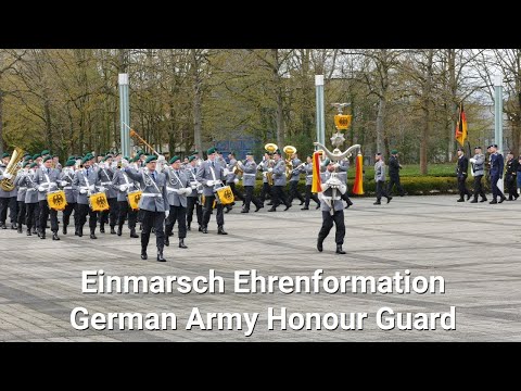 Einmarsch Ehrenformation - OrgBereich CIR - Musikkorps der Bundeswehr - Königgrätzer Marsch