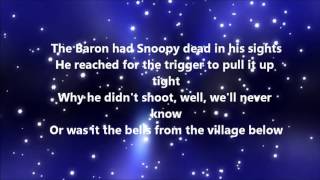 The Royal Guardsmen - Snoopy&#39;s Christmas (Lyrics)