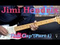 Jimi Hendrix - "Pali Gap" Part 1 (EXCERPT) - Blues/Rock Guitar Lesson (w/Tabs)