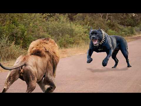 Этого Пса Боятся Даже Львы!!! Самые Редкие Битвы  Животных Снятые На Камеру