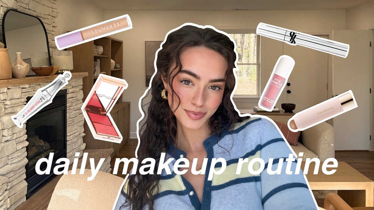 ✨Daily Makeup Routine✨ Glowy, No makeup makeup, bronzed, sunkissed