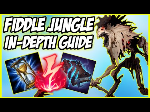 GUIDE ON HOW TO PLAY FIDDLESTICKS JUNGLE IN SEASON 10 - FREELO CHAMPION *BROKEN* - League of Legends