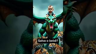 o Dragão vai proteger o bebê? #shorts