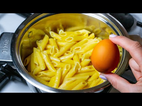 Po spróbowaniu makaronu z jajkami już nigdy nie zjesz go w inny sposób!