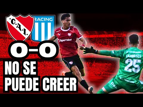 😠 REACCIÓN #INDEPENDIENTE 0-0 #RACING | Nelson Lafit