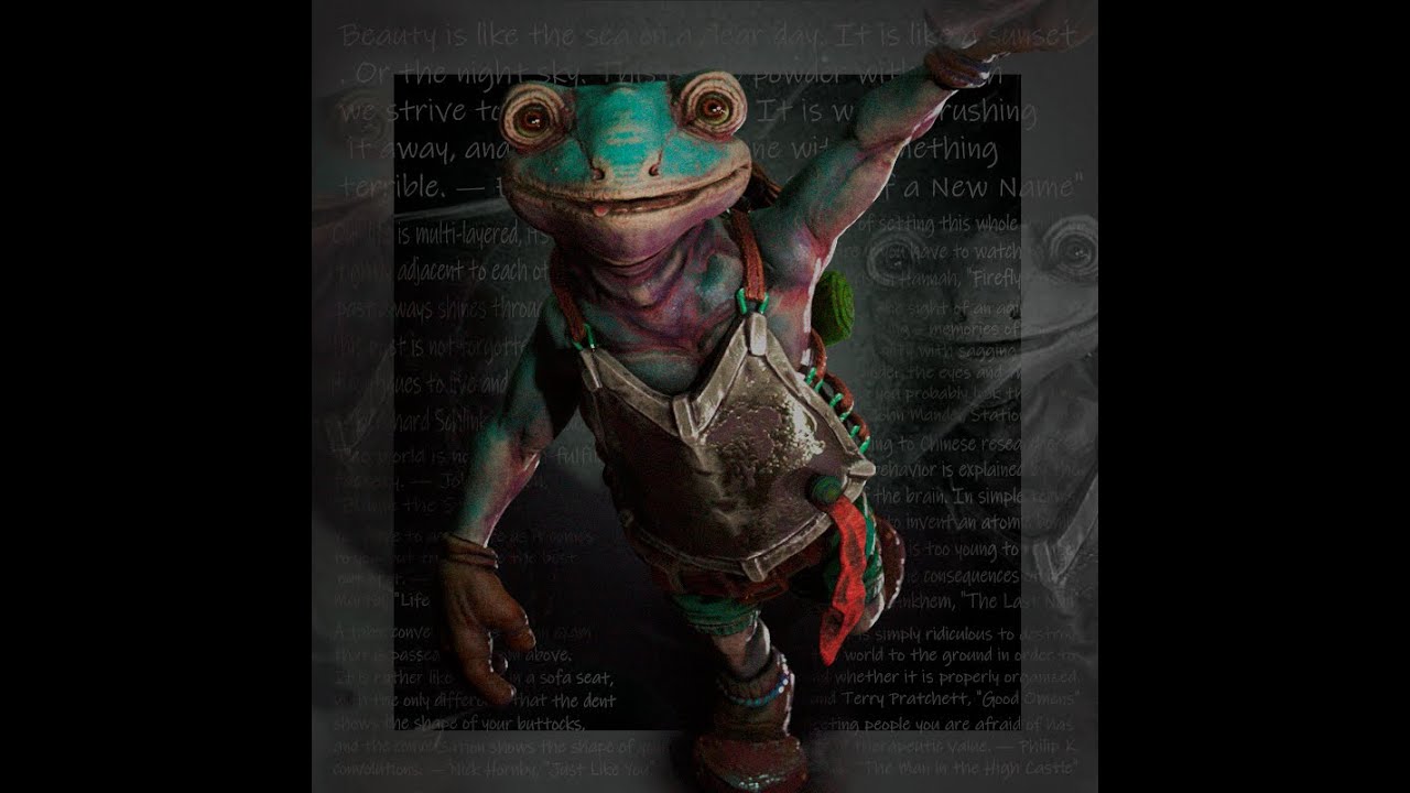 3d Frog Warrior