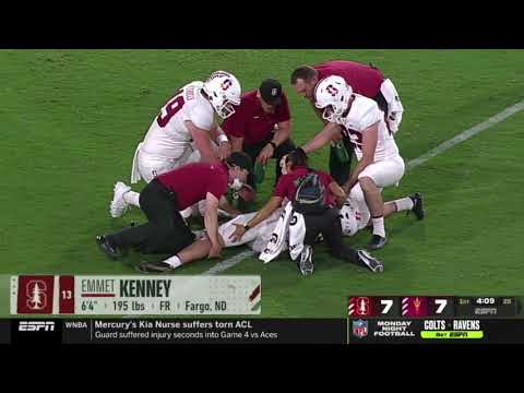 Stanford Kicker Suffers Non-Contact Injury vs Arizona State | 2021 College Football