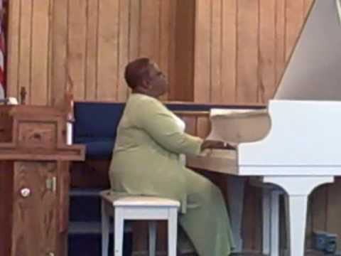 Pastor Lenora Young singing Lead Me Guide Me