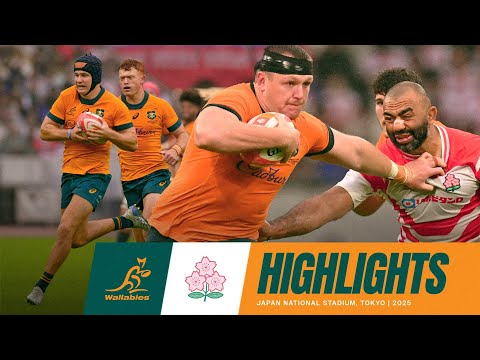 Wallabies v Japan Highlights | Spring Tour 2025