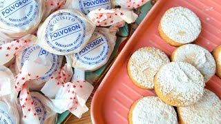 Polvorones de almendra caseros. Fáciles y riquísimos