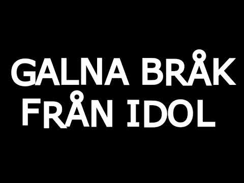 3 GALNA bråk från idol