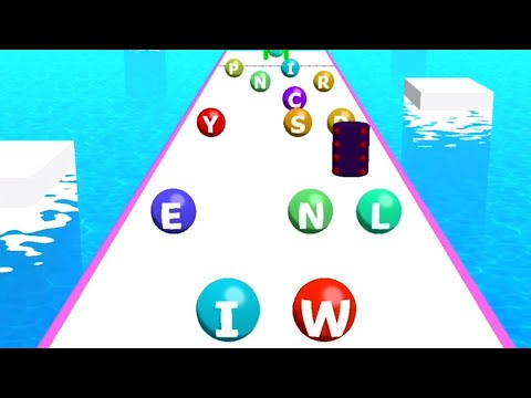 ABC Run - 2048 Alphabet Runner - All Levels Gameplay Walkthrough - iOS Android