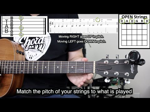 Tune My Guitar | Double Drop D Tuning | Chord Savvy® Beginner Guitar Lesson