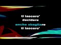 Ti Lascerò Karaoke Duetto Testo Con Voce Maschile 1tono Sotto Karaoke Song Midi Duetto