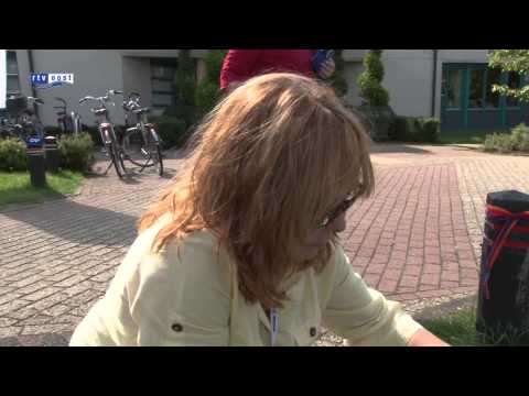 Protest actie Thuiszorg bij gemeentehuis Steenwijk