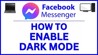 How To Enable Dark Mode On Facebook Messenger Using A PC (Web Version) *2024