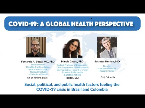 , title : 'COVID-19: a Global Health Perspective | Brazil and Colombia (HD)'