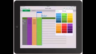 Numbers for iPad: Working with Rows and Columns in Spreadsheets on iPad