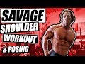 Mike O'Hearn Talks Motivation | Savage Shoulder & Posing Workout