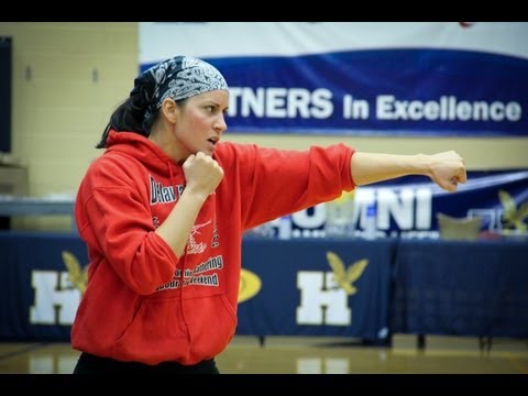 Olympic boxer Mary Spencer visits Humber