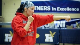 Olympic boxer Mary Spencer visits Humber