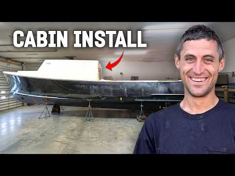 Starting the cabin on my brand new 50ft. lobster boat