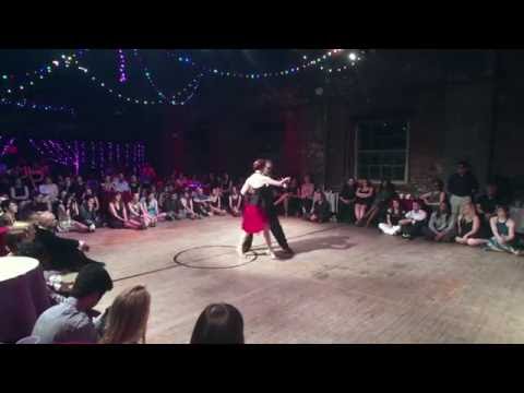 Meredith Klein  and  Andres Amarilla  are  dancing  at  Philadelphia International Tango Festival  in  2016