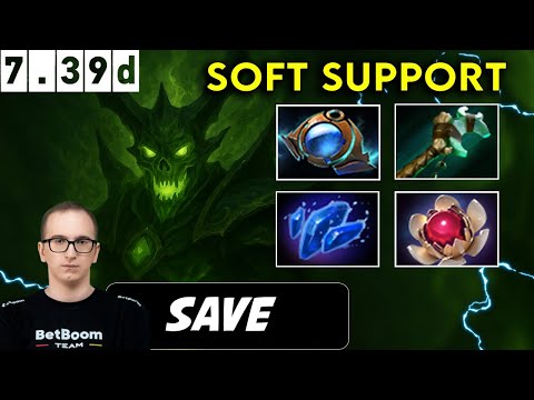 Save Pugna Soft Support - Dota 2 Patch 7.39d Pro Player Gameplay