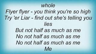 Suzi Quatro - Half As Much As Me Lyrics