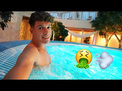 ich habe in pool gefurzt