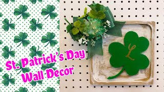 Easy St. Patrick’s Day Wall Decor | Farmhouse Style | Creality 3D Shamrock| #easydesign
