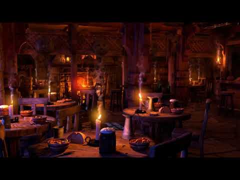 Tavern Harp Music Medieval Music | Medieval Tavern Ambience for Sleep, Relaxation, Study, Focus