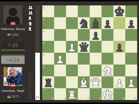 Vasyl Ivanchuk VS Kenny Solomon. FIDE World Team Championship 2022