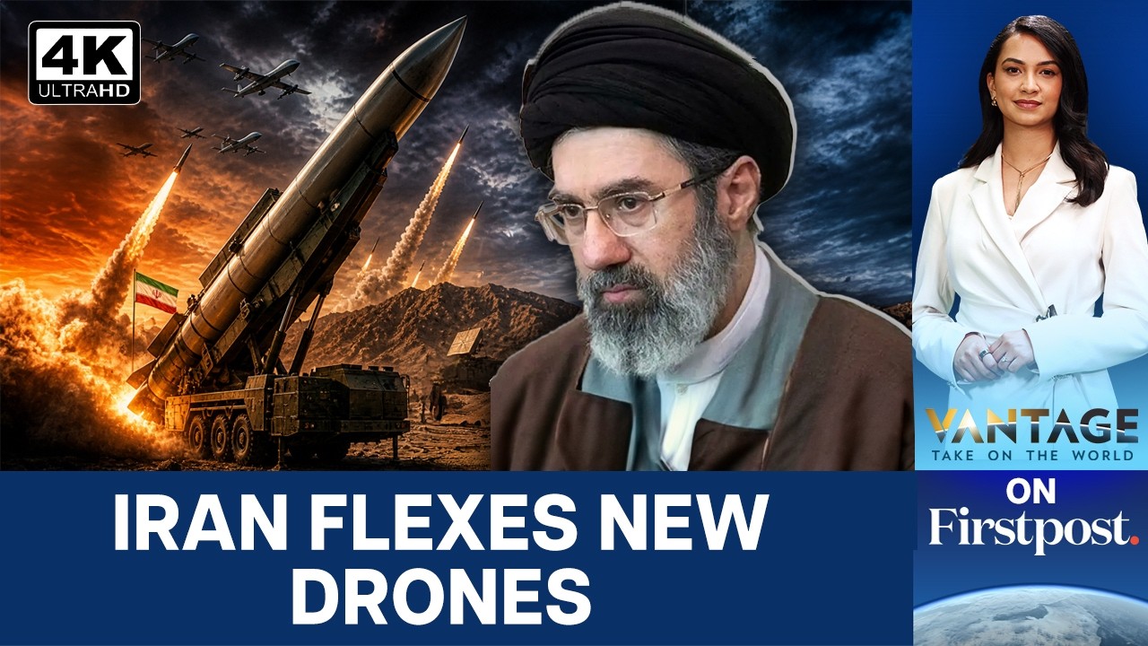 Iran Shows Off Arash-2 Drone Amid US Deadlock, Claims of Rearming | Vantage on Firstpost  |4K