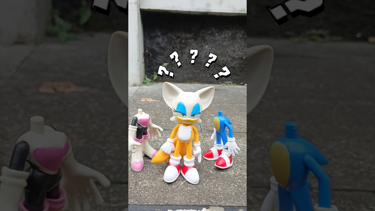 Tails switches head with Rouge #sonicthehedgehog #shorts #tails