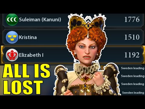 Civ 6 | Behind In Every Yield, Metric And Victory, Oh No!!! – (#4 Deity++ England Civilization VI)