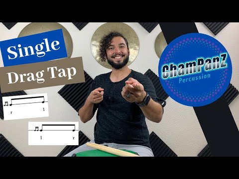 How to Play a Single Drag Tap (PAS Rudiment 32)