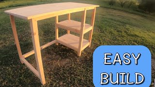 DIY Desk For People NEW To Woodworking (All Steps And Cut List) thumbnail