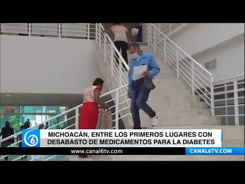 Video: Michoacán, entre los primeros lugares con desabasto de medicamentos para la diabetes