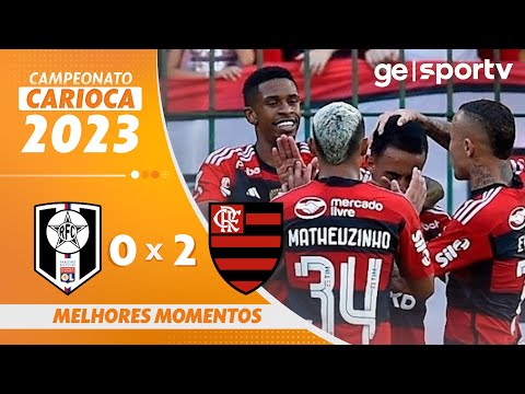 RESENDE 0 X 2 FLAMENGO | MELHORES MOMENTOS | 7ª RODADA DO CARIOCA 2023 | ge.globo