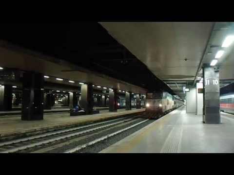 E656.254 + E656.274 in partenza con l' ICN 1959 Roma Termini - Siracusa/Palermo Centrale