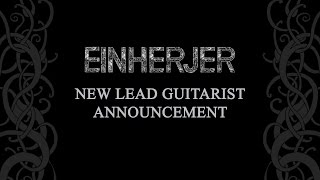 EINHERJER - new lead guitarist announcement