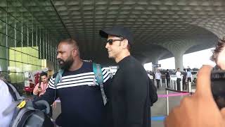 Hrithik Roshan And Akshay Oberoi Spotted At The Airport