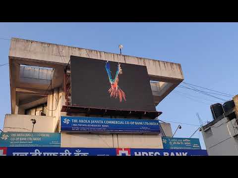 Mobile truck mounted led screen van, for outdoor