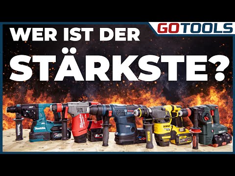 MORE POWER - Die 5 stärksten SDS-Plus Akku-Bohrhämmer | Akkusysteme mit 18V 28V 36V 40V und 54V